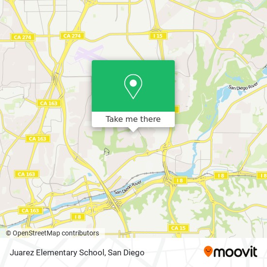 Juarez Elementary School map