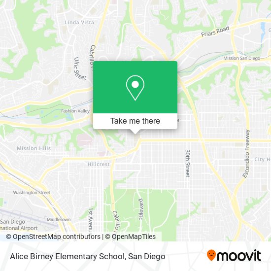 Mapa de Alice Birney Elementary School