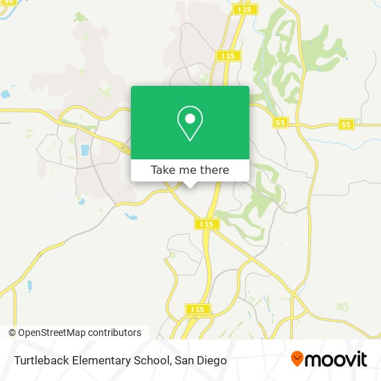 Mapa de Turtleback Elementary School
