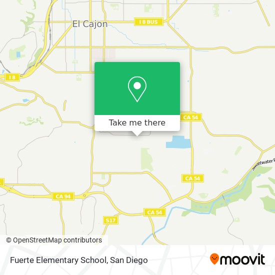 Fuerte Elementary School map