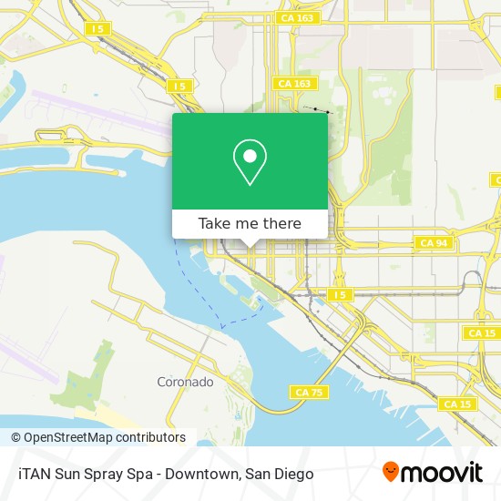 Mapa de iTAN Sun Spray Spa - Downtown