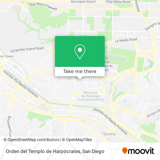 Orden del Templo de Harpócrates map