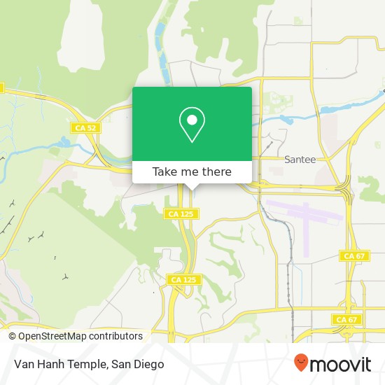 Van Hanh Temple map