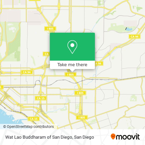 Mapa de Wat Lao Buddharam of San Diego