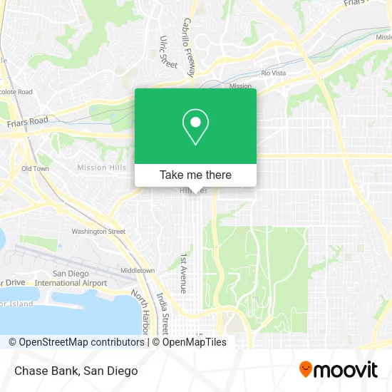 Chase Bank map