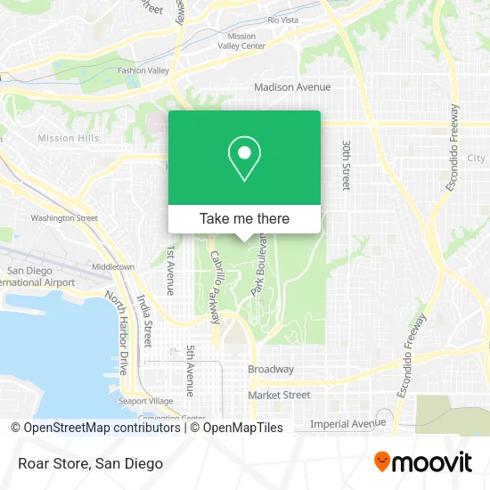Roar Store map