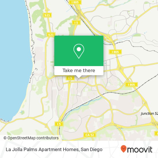 La Jolla Palms Apartment Homes map