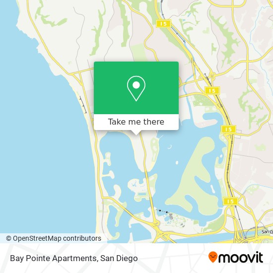 Mapa de Bay Pointe Apartments
