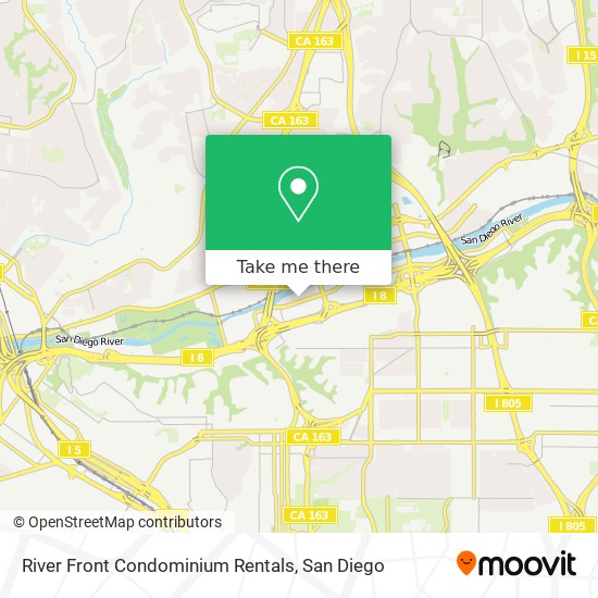 Mapa de River Front Condominium Rentals