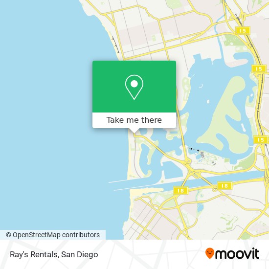 Ray's Rentals map