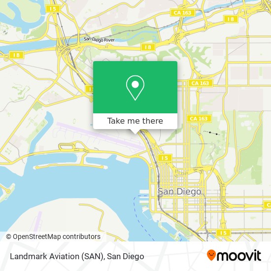 Landmark Aviation (SAN) map