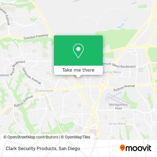 Clark Security Products map