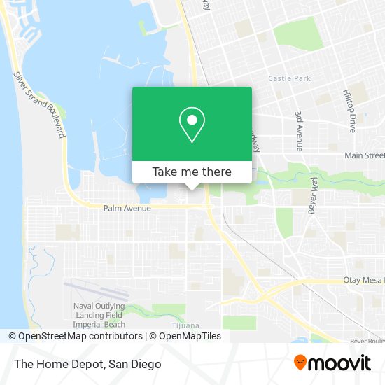 The Home Depot map