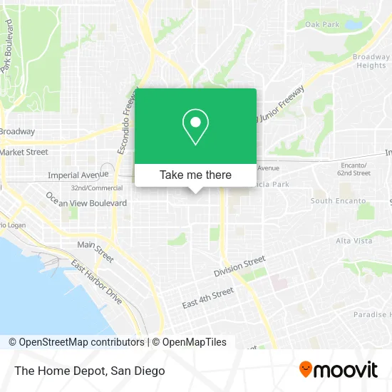 The Home Depot map