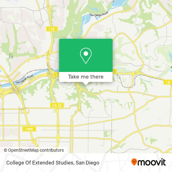 Mapa de College Of Extended Studies