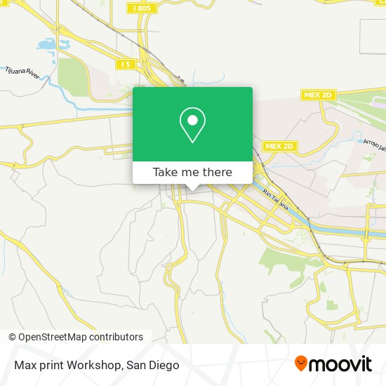 Mapa de Max print Workshop