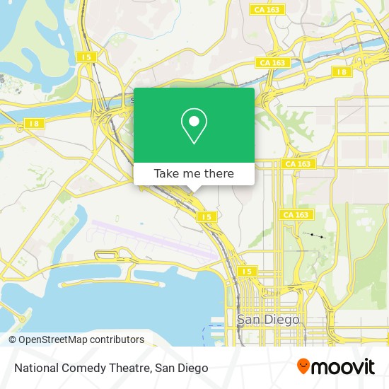 Mapa de National Comedy Theatre