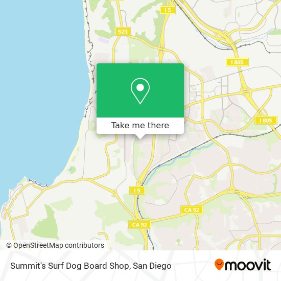 Mapa de Summit's Surf Dog Board Shop