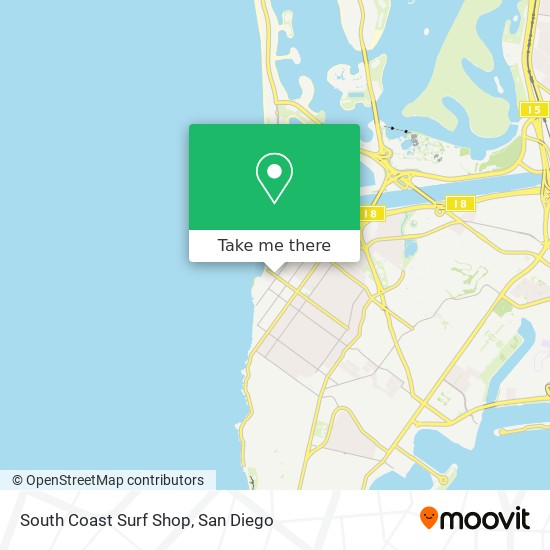 South Coast Surf Shop map