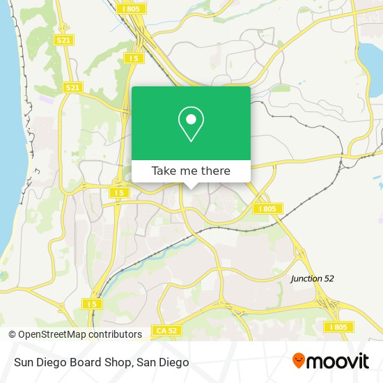 Sun Diego Board Shop map