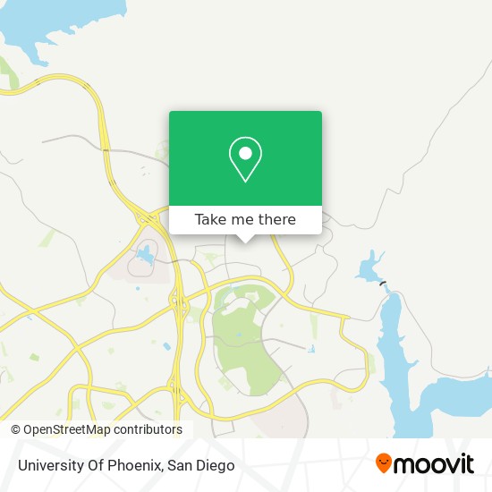 University Of Phoenix map