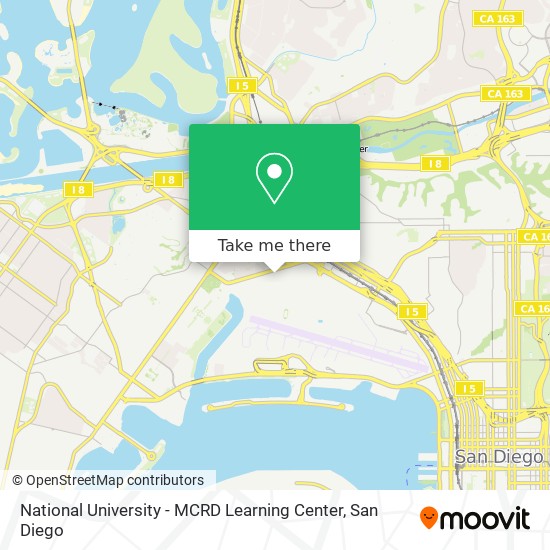 National University - MCRD Learning Center map