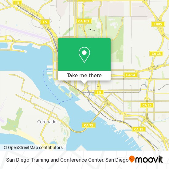 San Diego Training and Conference Center map