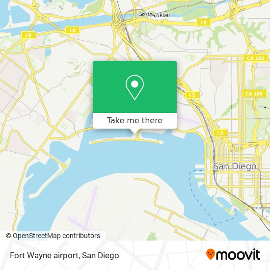 Fort Wayne airport map