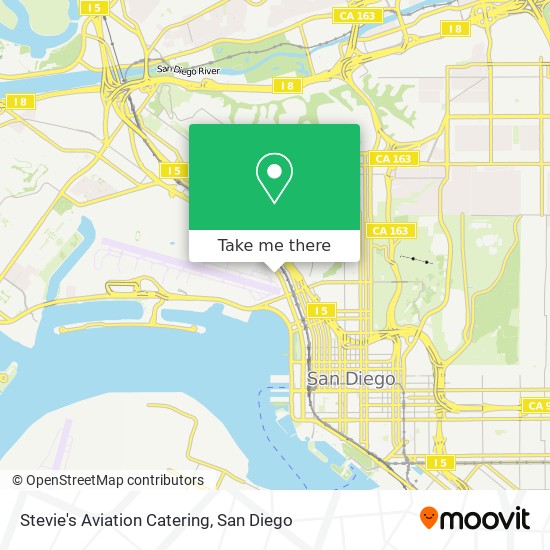 Stevie's Aviation Catering map