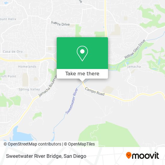 Sweetwater River Bridge map