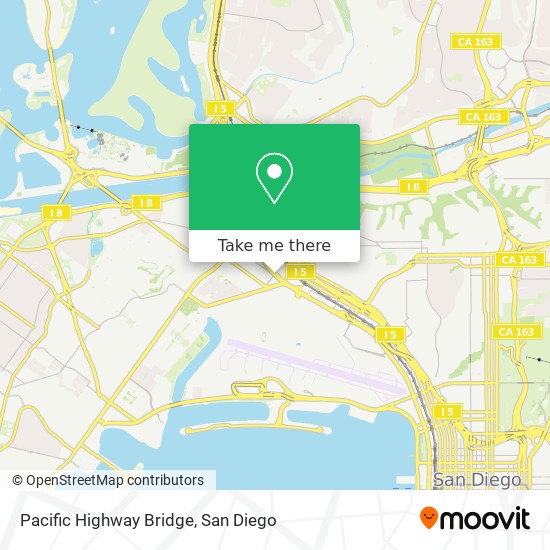 Mapa de Pacific Highway Bridge