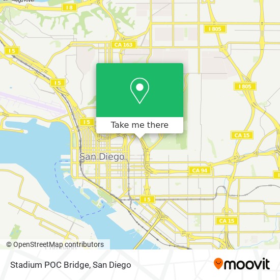 Mapa de Stadium POC Bridge