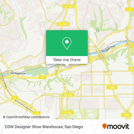 Mapa de DSW Designer Shoe Warehouse