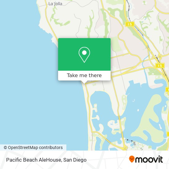 Pacific Beach AleHouse map