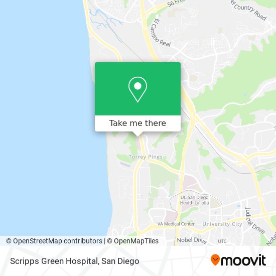 Mapa de Scripps Green Hospital