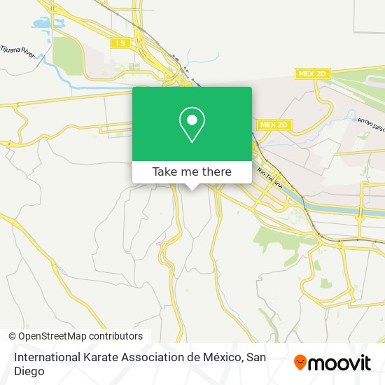 International Karate Association de México map