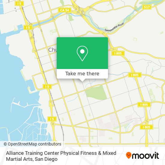 Mapa de Alliance Training Center Physical Fitness & Mixed Martial Arts