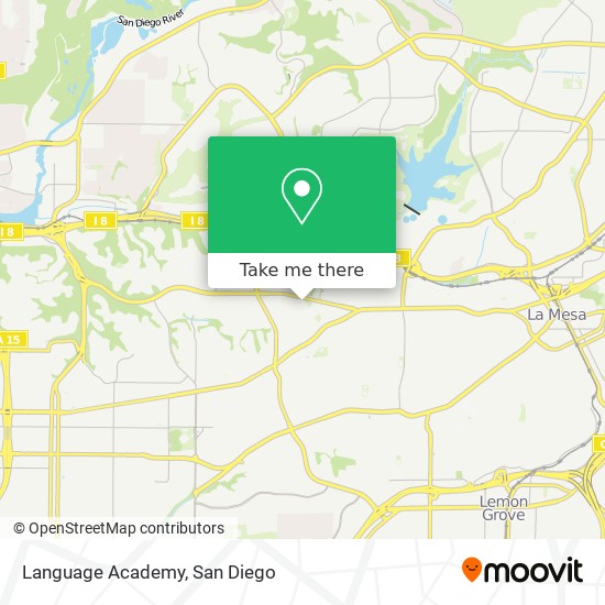 Language Academy map