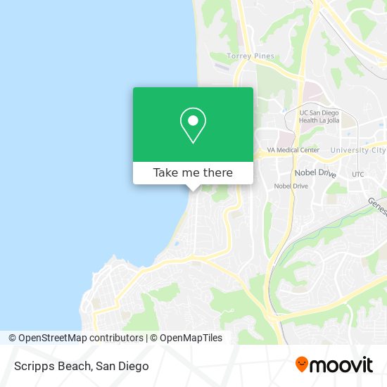 Mapa de Scripps Beach