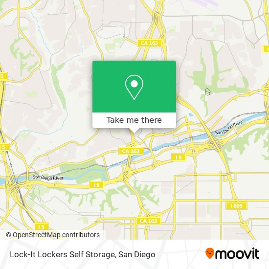 Mapa de Lock-It Lockers Self Storage