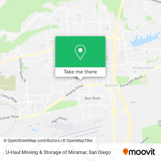 Mapa de U-Haul Moving & Storage of Miramar