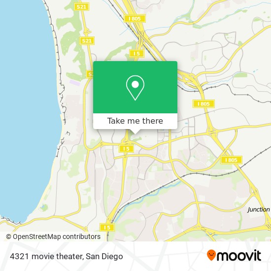 4321 movie theater map