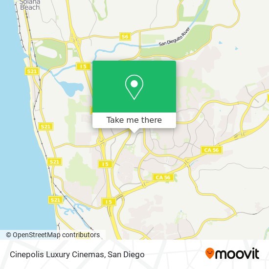 Mapa de Cinepolis Luxury Cinemas