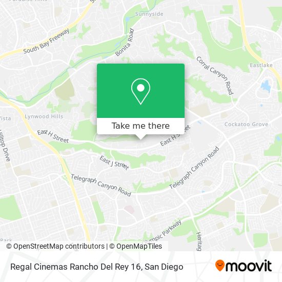 Regal Cinemas Rancho Del Rey 16 map