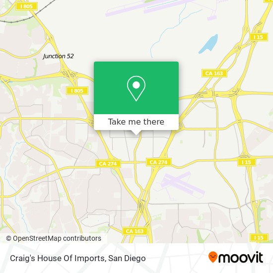 Craig's House Of Imports map