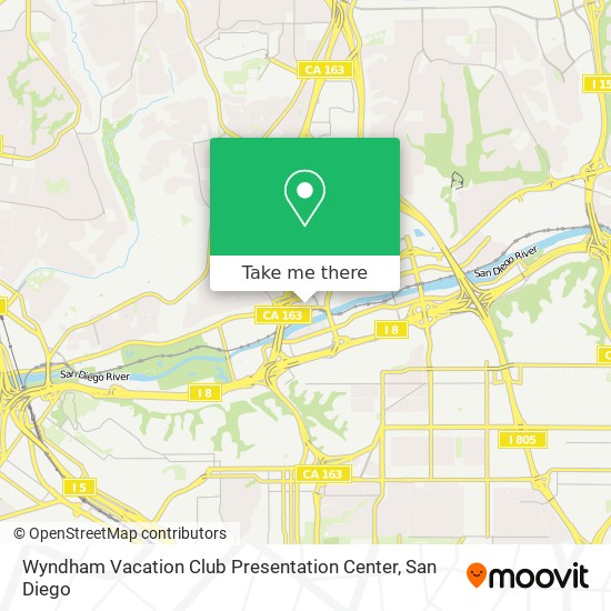 Mapa de Wyndham Vacation Club Presentation Center