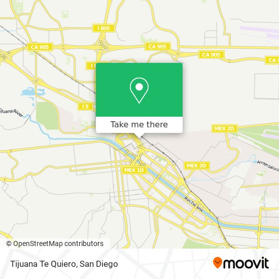 Tijuana Te Quiero map