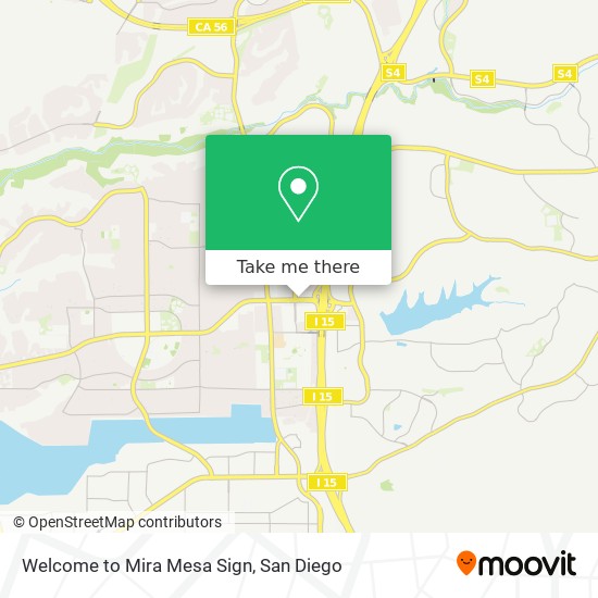Welcome to Mira Mesa Sign map
