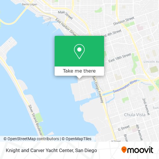 Knight and Carver Yacht Center map