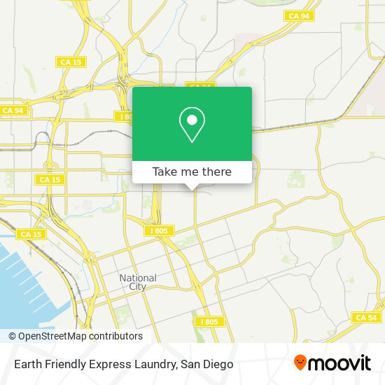 Mapa de Earth Friendly Express Laundry